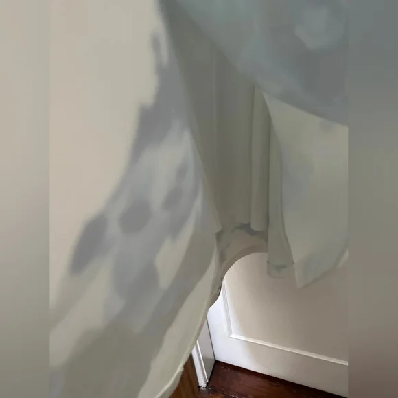 Floral Sleeveless Dress in Blue and White - Picture 7 of 10